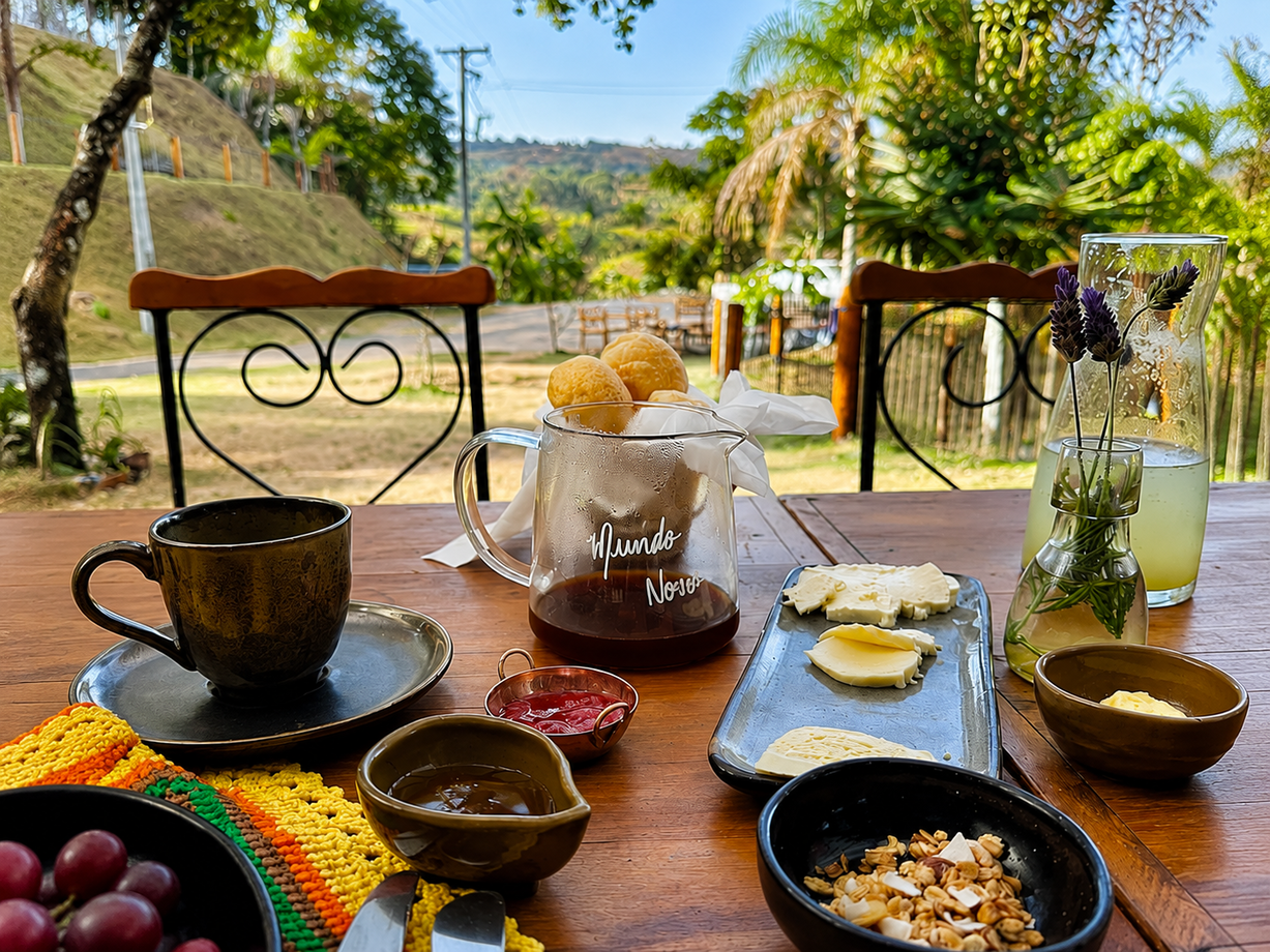 A marca que se serve no café da manhã