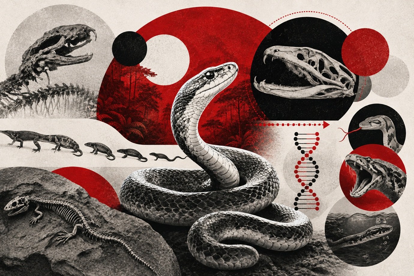 Como as cobras perderam as patas? Entenda a evolução que transformou esses répteis