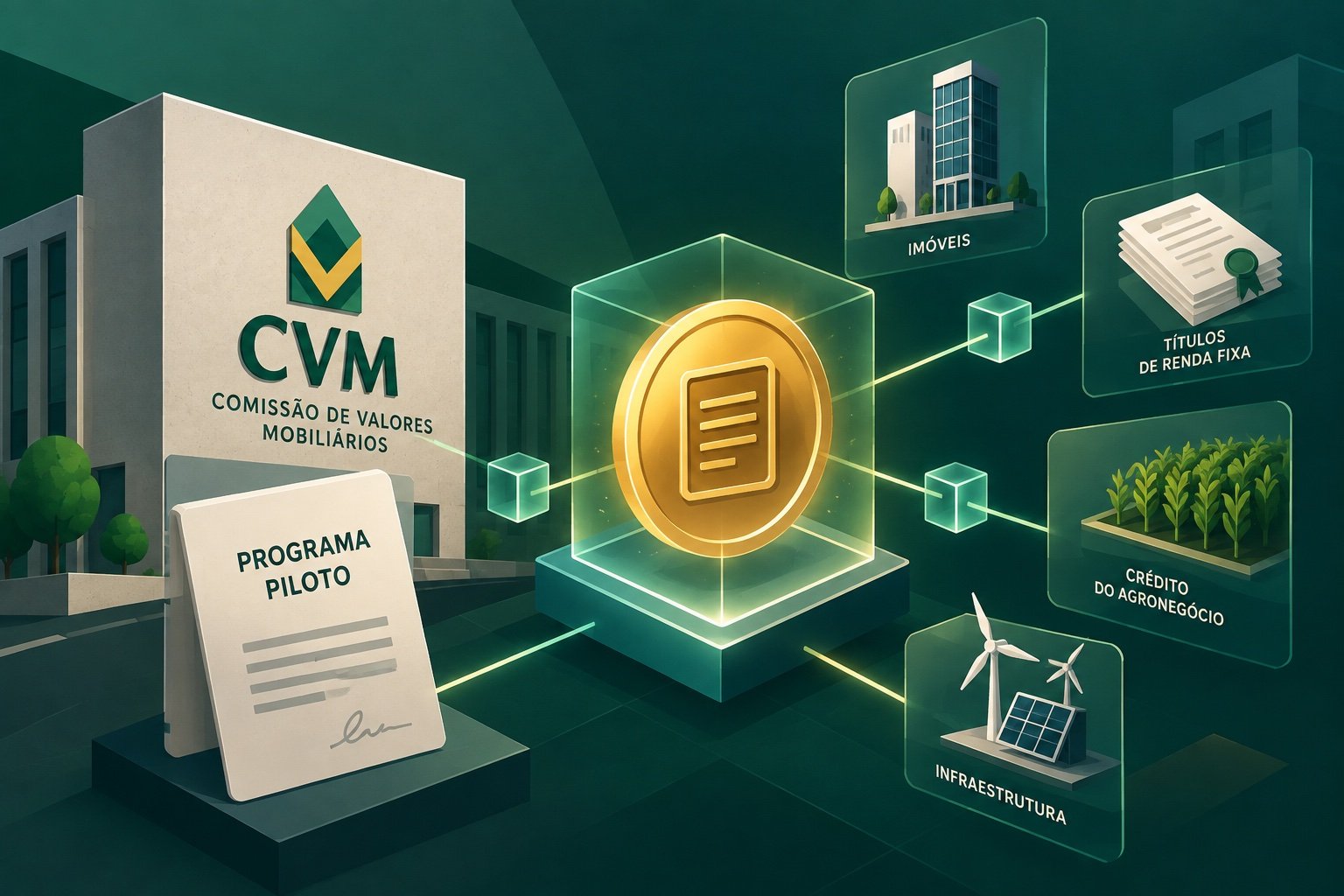 CVM recebe minuta do grupo de trabalho de tokenização para início dos testes com blockchain