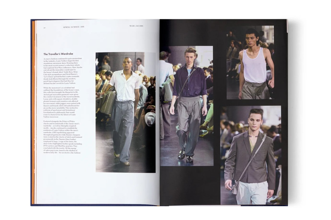Capa fotográfica da fonte da Vértice: Livro reconstrói 30 anos de moda masculina da Louis Vuitton