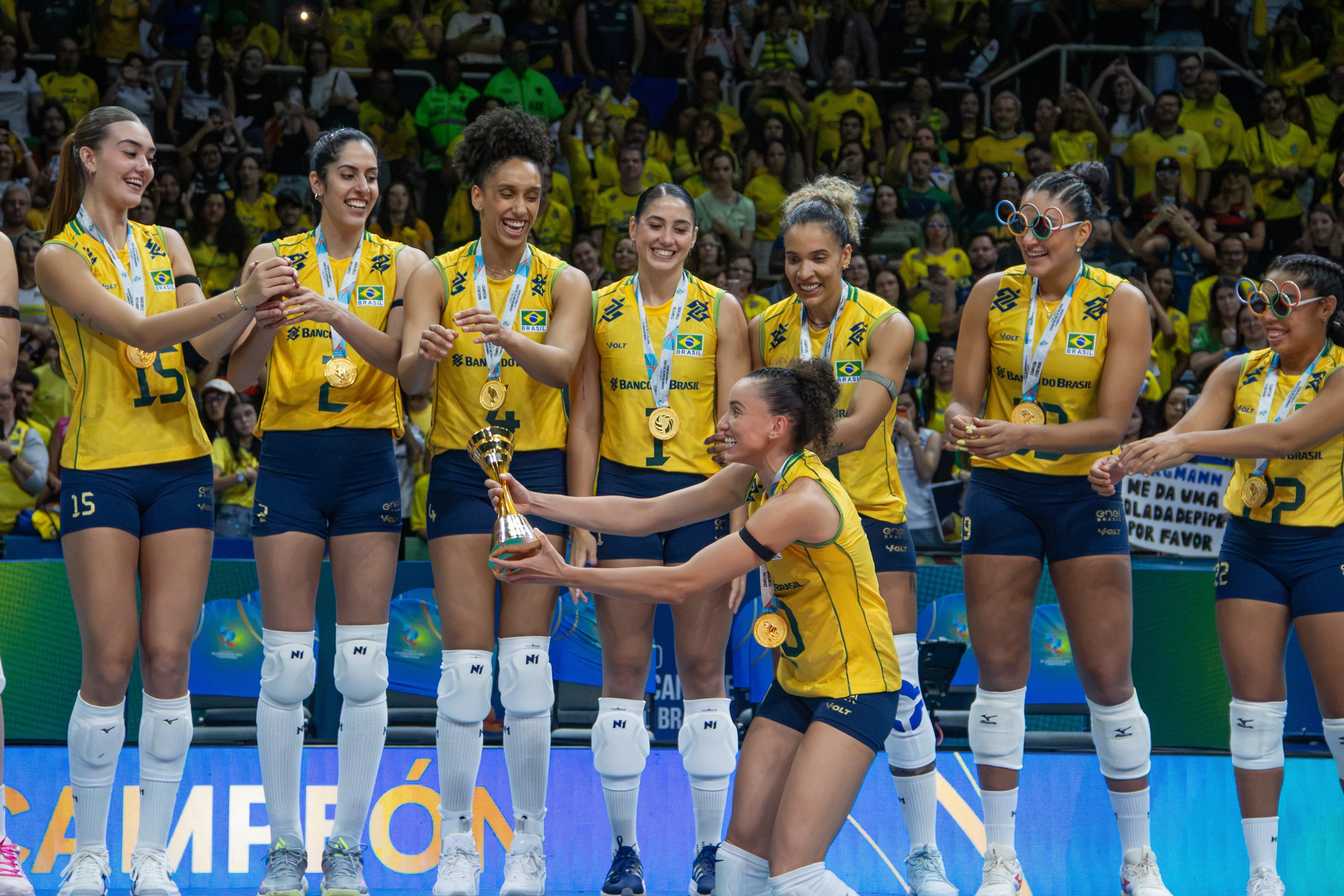 Brasil é campeão do Pré-Olímpico de vôlei feminino e garante vaga em LA28