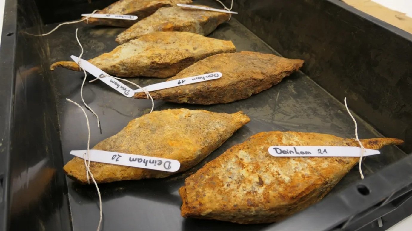 Tesouro de 2 mil anos achado no Danúbio tinha ferro para fabricar 500 espadas