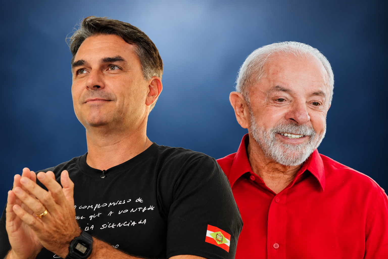 Pesquisa Real Time Big Data: Flávio Bolsonaro tem 45% e Lula, 44%, no 2º turno