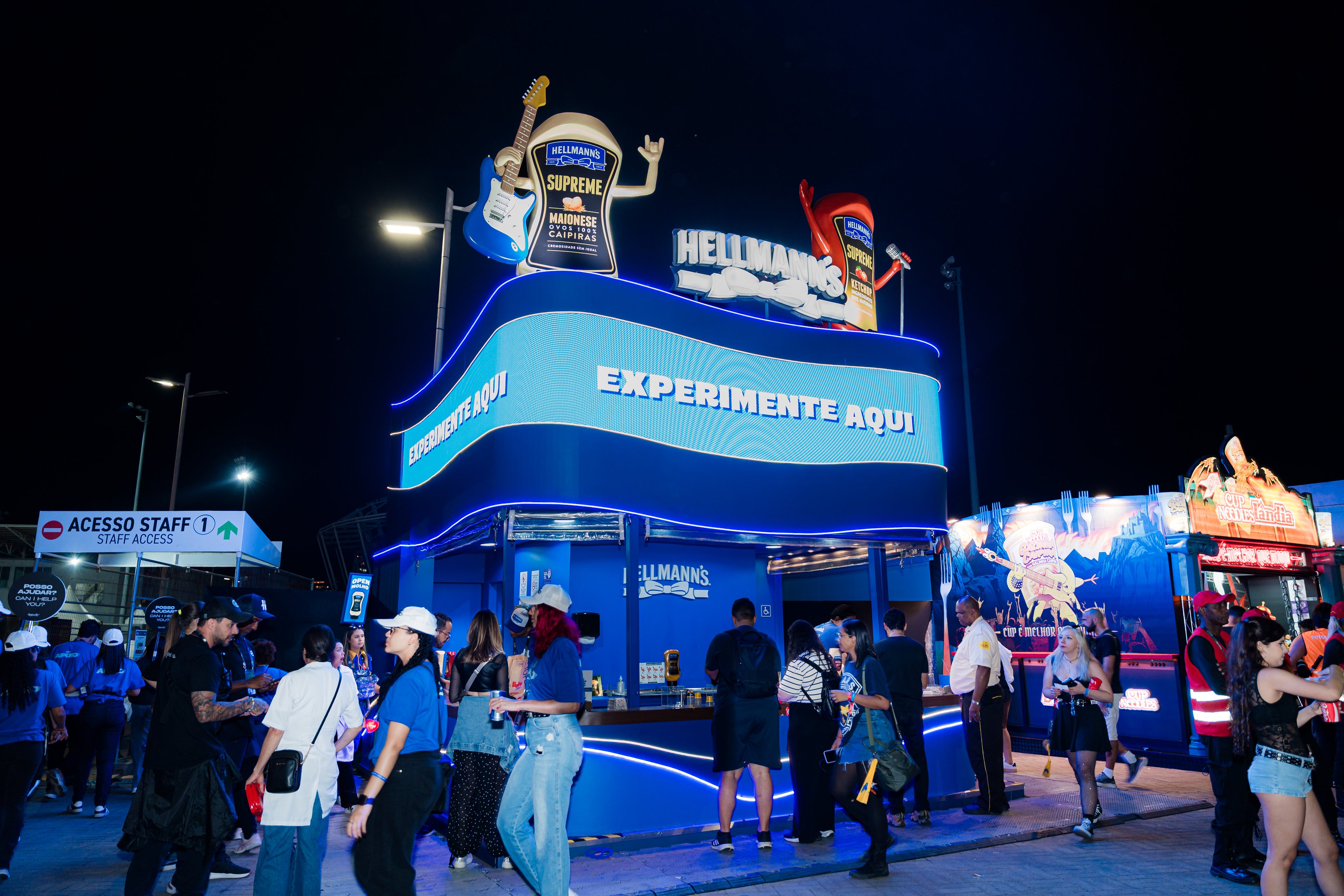 Como a Hellmann’s transformou 16 toneladas de molho em um recorde no Rock in Rio
