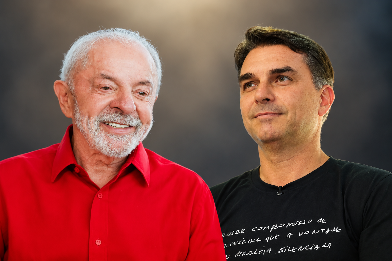 Pesquisa Real Time Big Data: Flávio Bolsonaro cresce 7 pontos e empata com Lula no 1º turno