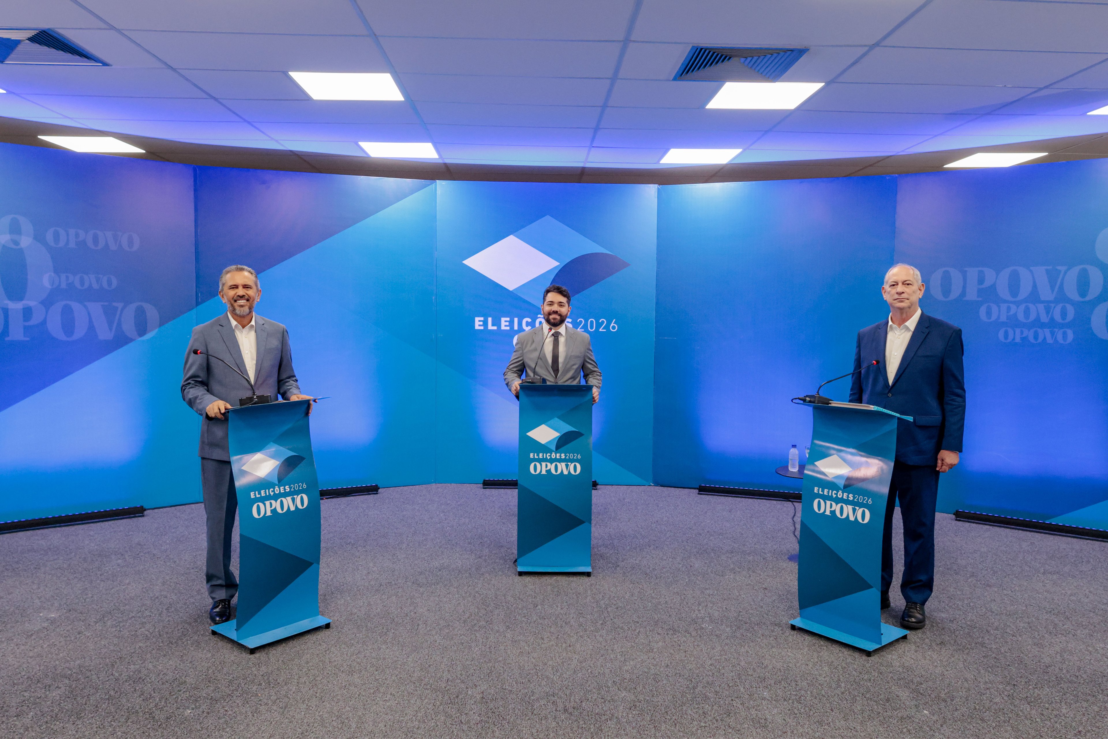 Em debate, Ciro e Elmano trocam acusações e disputam qual é o retrato do Ceará