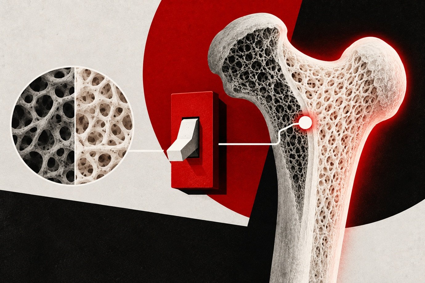 Novo 'interruptor' dos ossos pode abrir caminho para tratar osteoporose