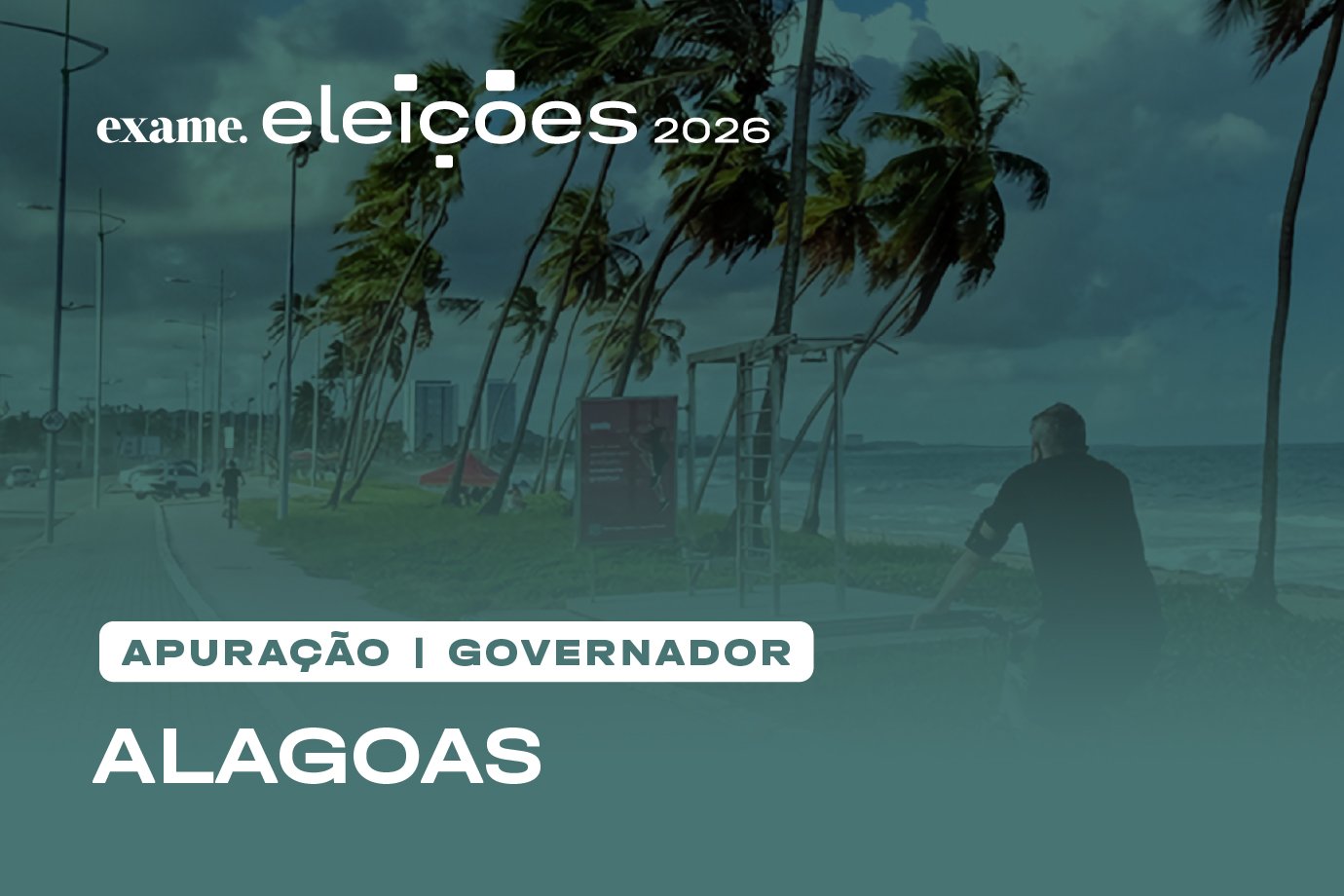 Apuração para governador em Alagoas: veja em tempo real quem está ganhando a eleição
