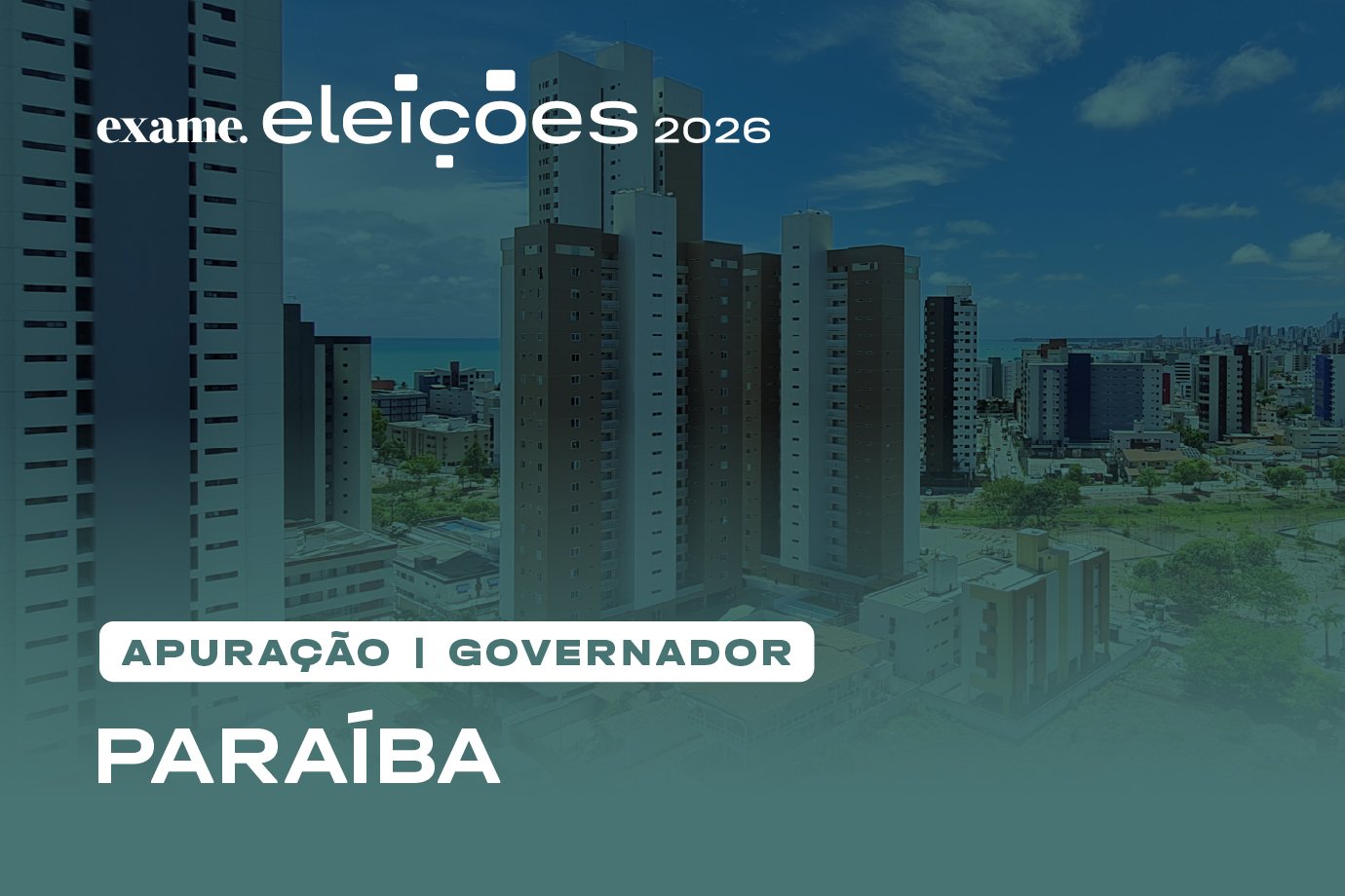 Apuração para governador da Paraíba: veja o resultado em tempo real