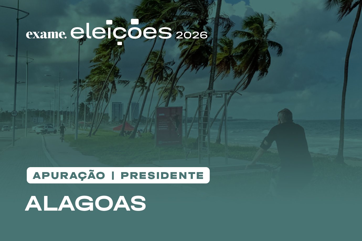 Apuração de presidente no Alagoas: veja em tempo real quem está ganhando a eleição