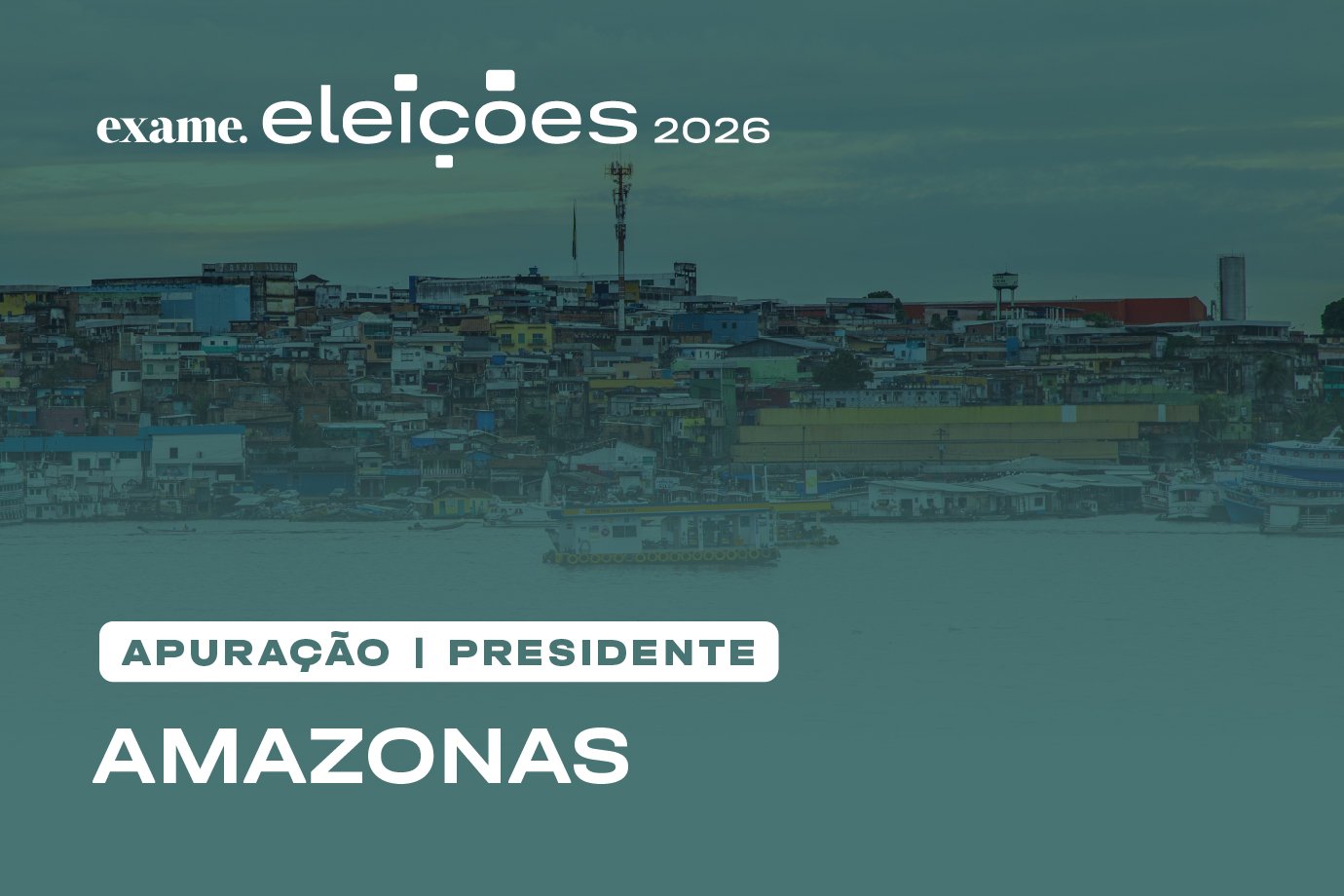 Apuração de presidente no Amazonas: veja em tempo real quem está ganhando a eleição