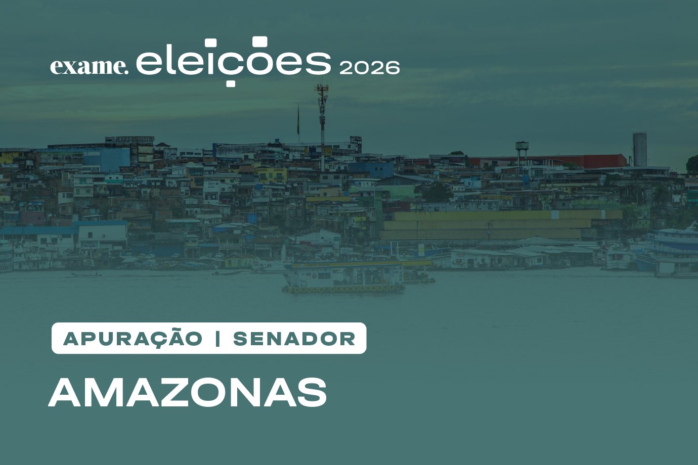 Apuração de senador no Amazonas: veja quem está na frente