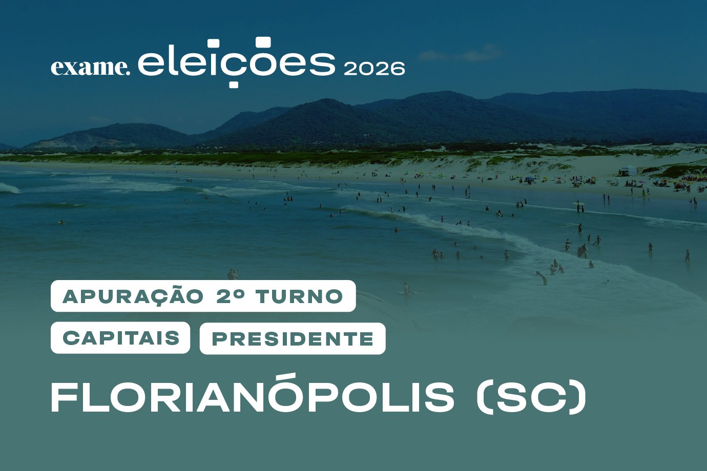 Apuração do 2º turno em Florianópolis: veja o resultado para presidente em tempo real