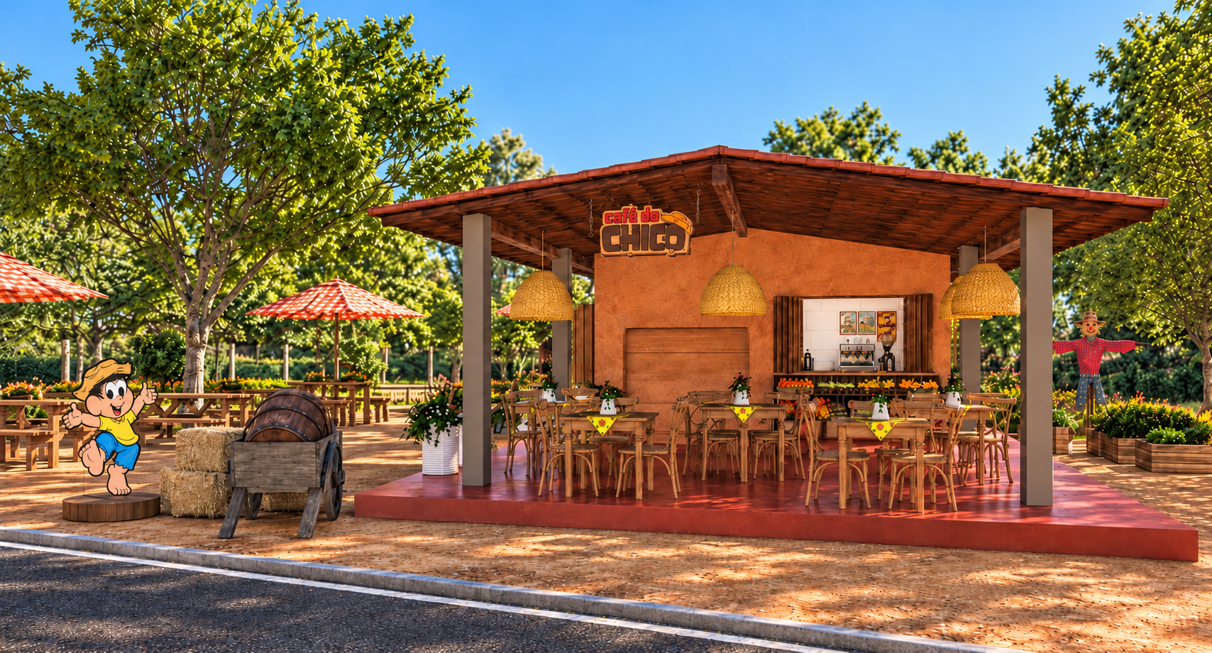 Café do Chico Bento: espaço temático em parque é aposta da MSP Estúdios na gastronomia