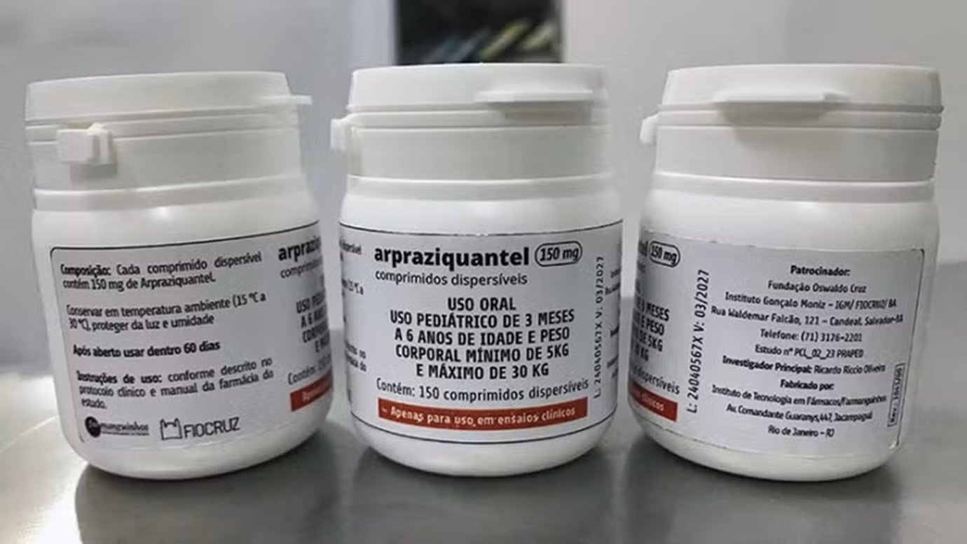 Como funciona o tratamento contra esquistossomose aprovado para crianças a partir de 3 meses