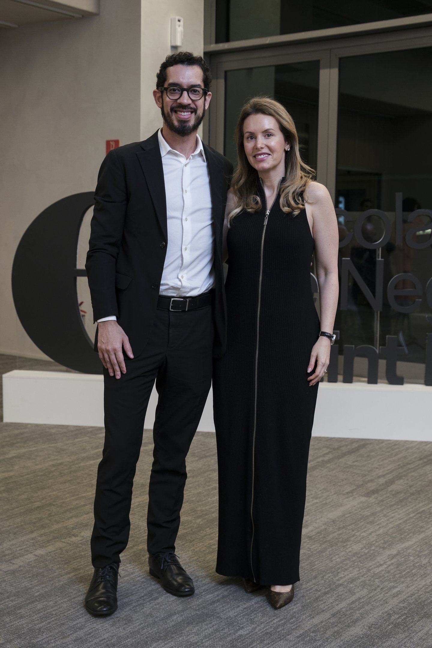 Bruno Cortez, CEO da Elofy - Grupo Zuchetti (patrocinador do Clube CRHO) e Daniela Gontijo – General Country Manager América do Sul da Louis Vuitton