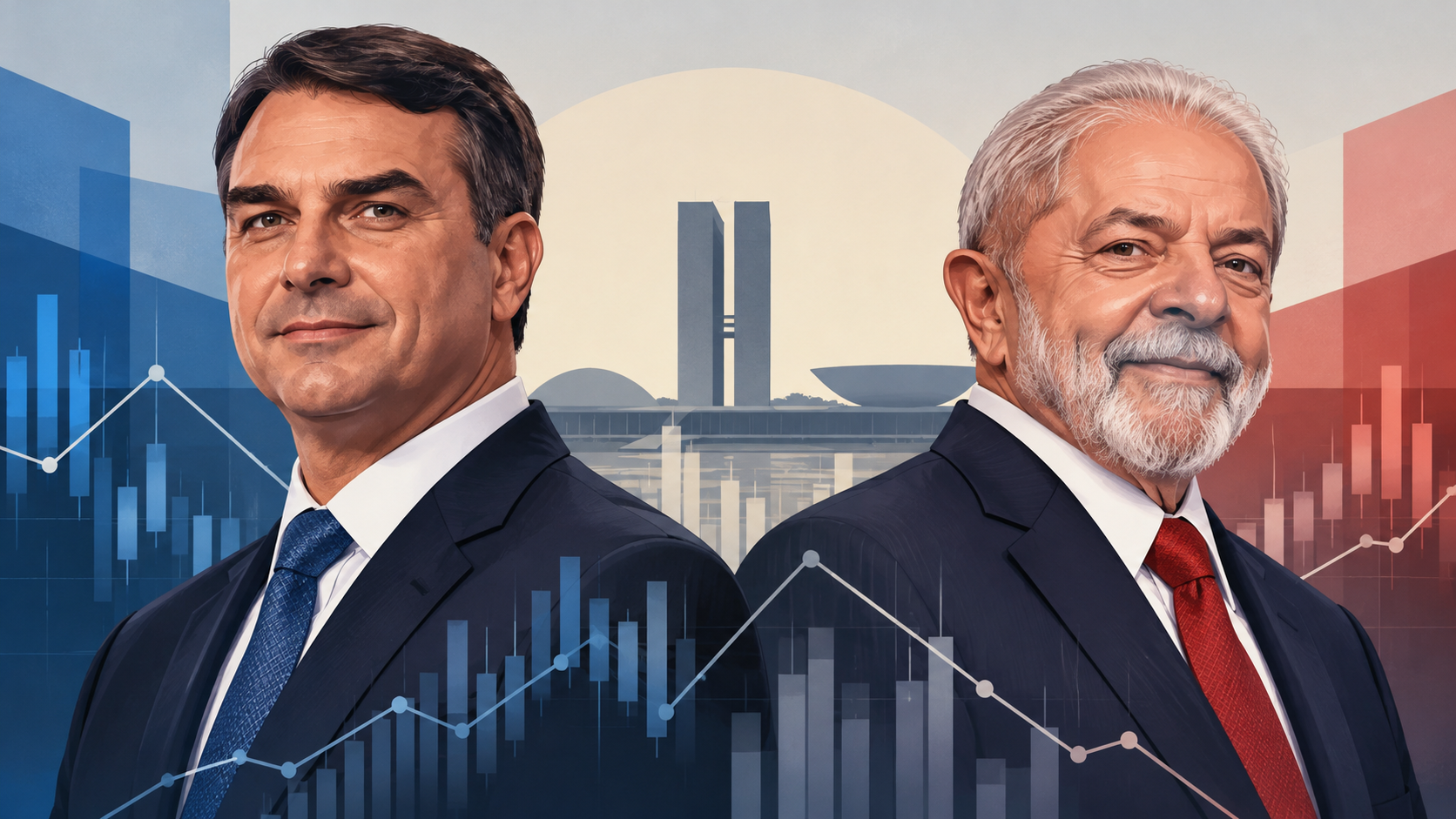 Mercado vê eleição mais acirrada e debate entre Lula e Flávio como 'decisivo'