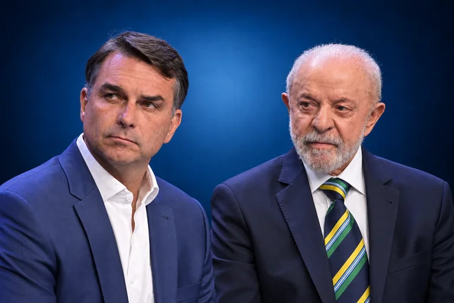 PoderData/Aya: Flávio Bolsonaro tem 51% e Lula, 49%; diferença cai para 2 pontos