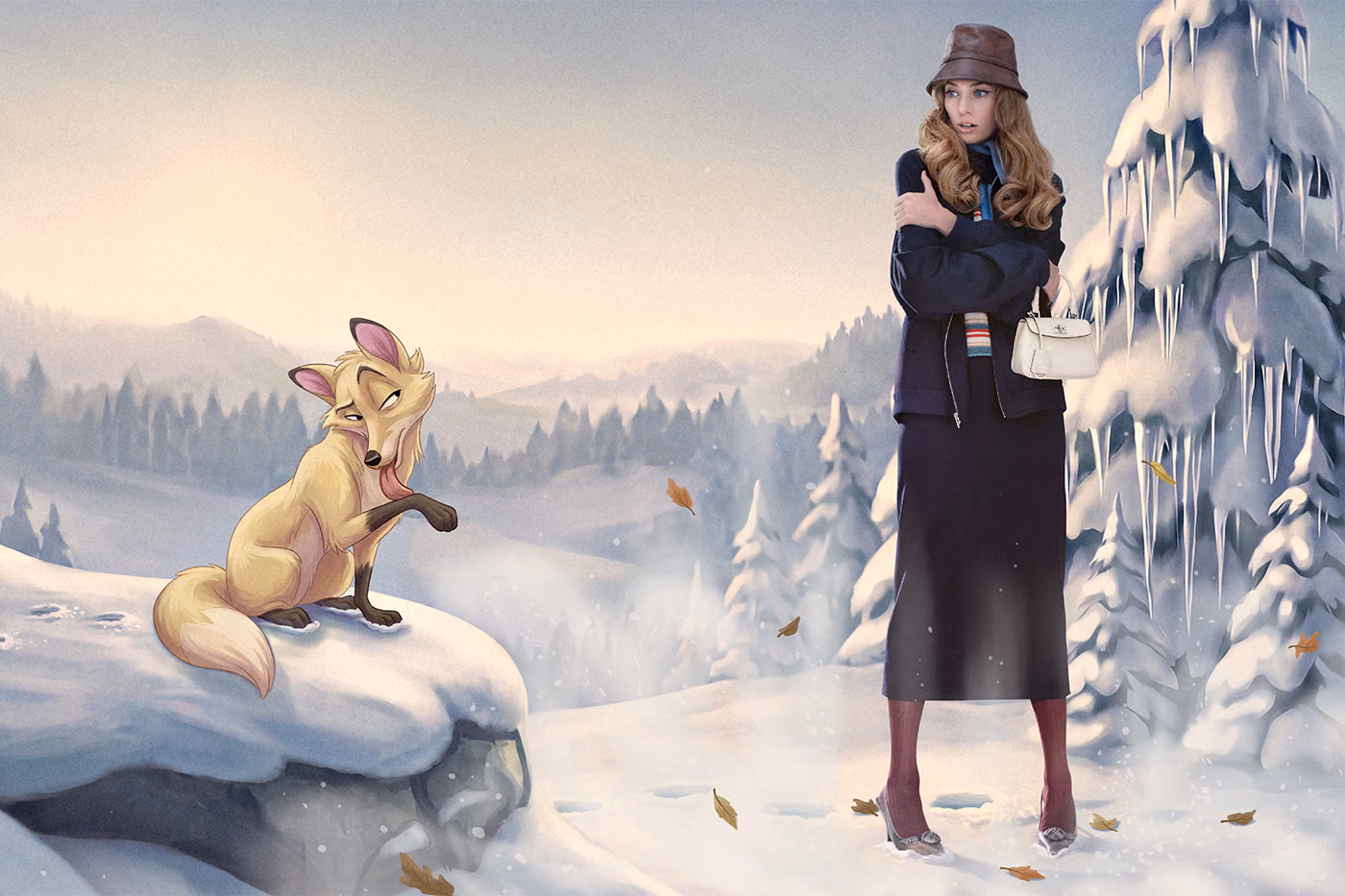 Desenho a lápis e papel: Prada recruta veterano da Disney para comercial de Natal