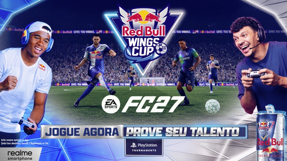 Red Bull Wings Cup 2026 terá torneio de EA Sports FC 27 no Brasil