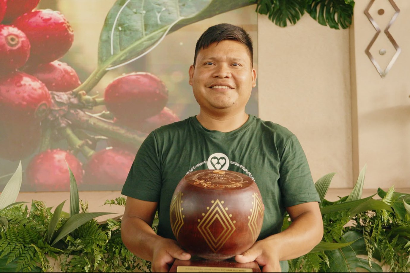 Robusta Amazônico produzido por indígena é premiado com 91,11 pontos