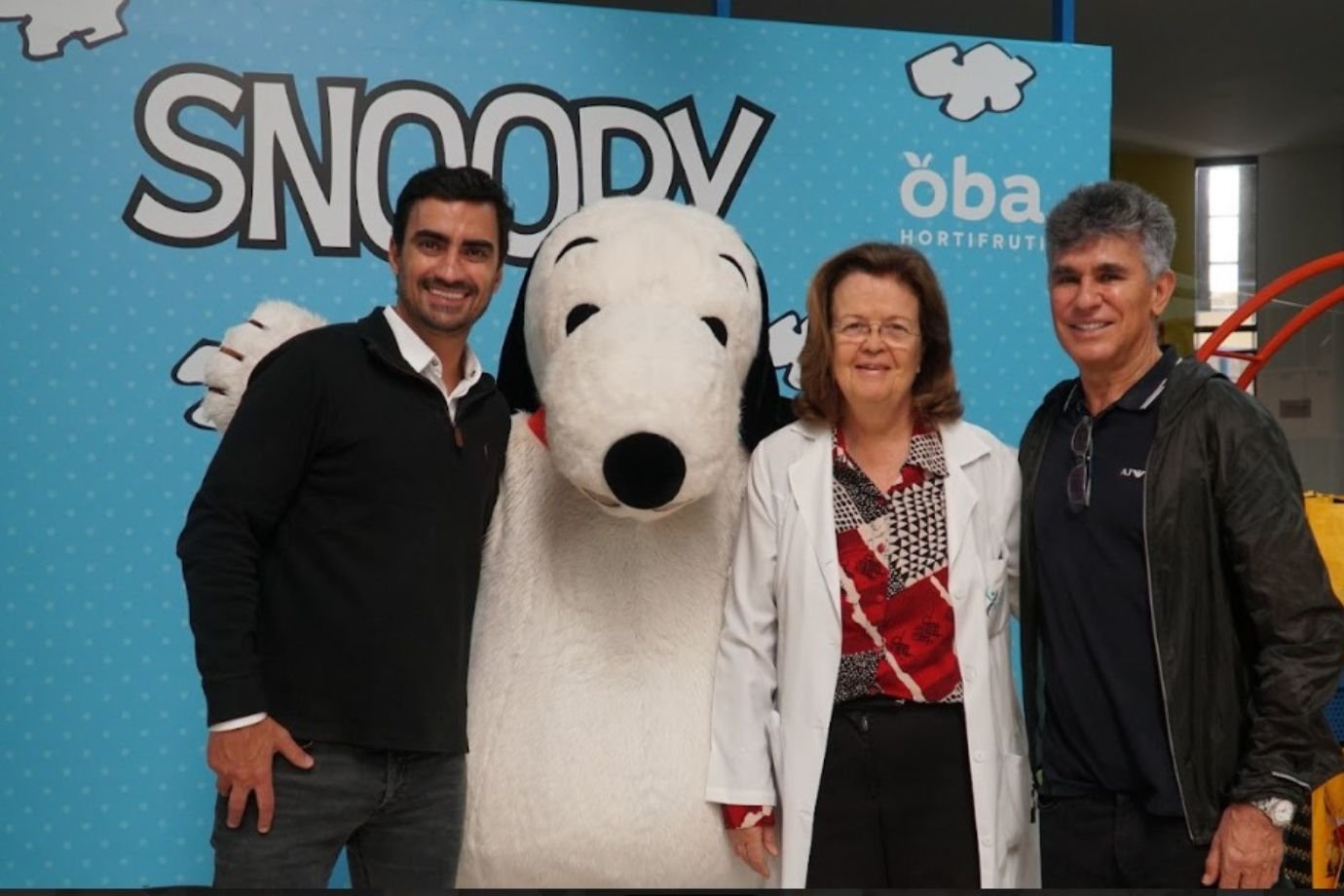 Campanha com Snoopy: Oba doa R$ 550 mil ao Centro Infantil Boldrini